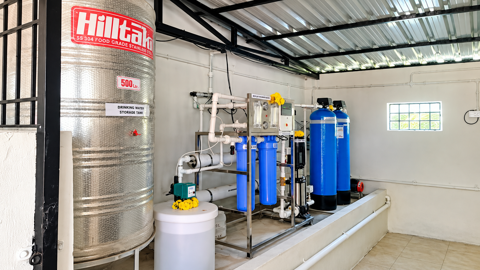 Government Higher Secondary School water treatment system, Chengalpattu